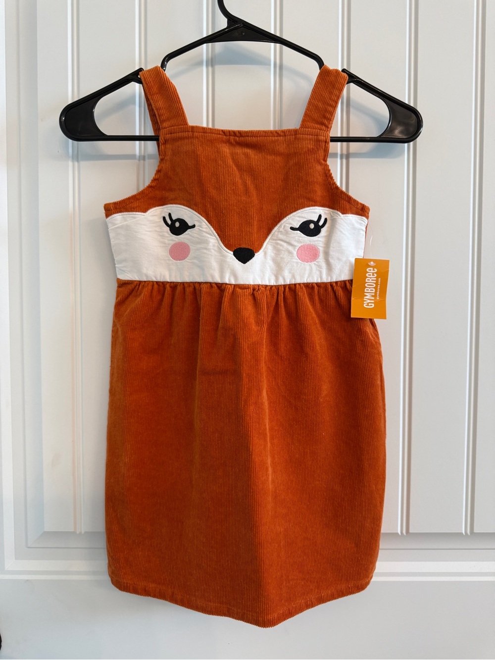 NEW Gymboree Fox Corduroy Jumper Dress Girls size 6